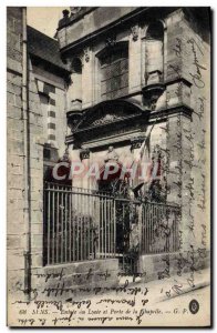 Old Postcard Sens Entree du Lycee and Porte de la Chapelle