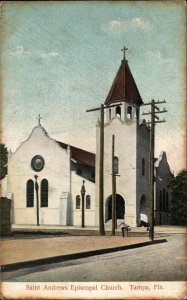 Tampa Florida FL Church 1900s-1910s Postcard