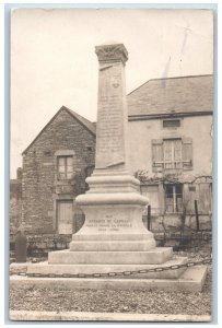 France Postcard To Children of Cerilly Who Died for Monument c1910 RPPC Photo