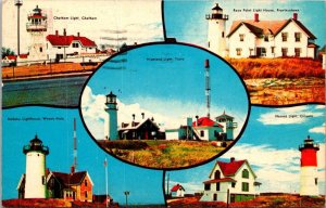 Lighthouses Multi View Cape Cod Massachusetts 1973