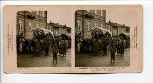 294317 1910 Caucasus TURKEY KARS Armenian Mohammedans move back Turkey STEREO