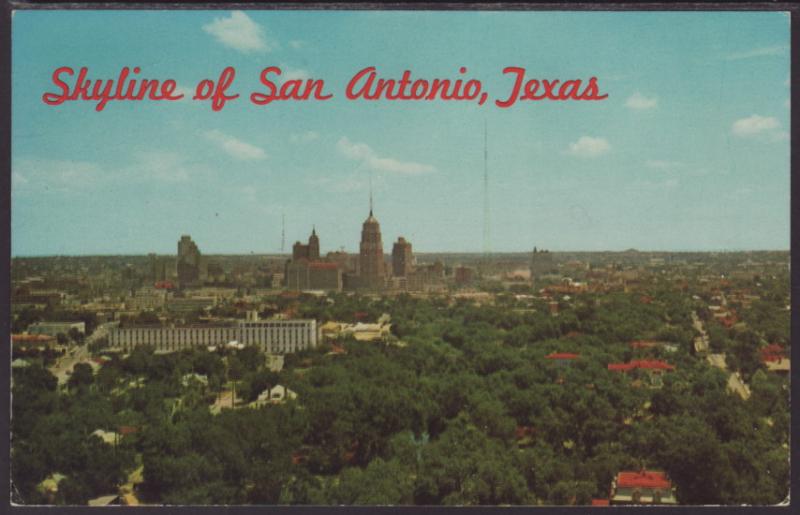 Skyline,San Antonio,TX Postcard BIN