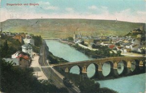 Germany Bingen bridge c.1912