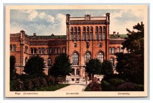 University of Latvia Riga Latvia UNP WB Postcard V23