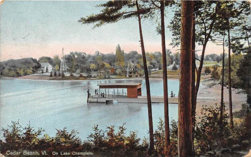 Vermont  Cedar Beach, On Lake Champlain