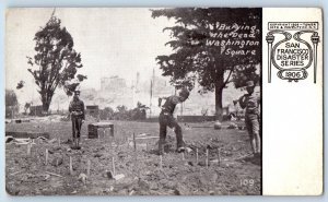 1905 San Francisco California CA Vintage Postcard Disaster Series Building Field