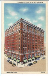 Des Moines, IA - Hotel Savery, Now W.A.A.C. Quarters