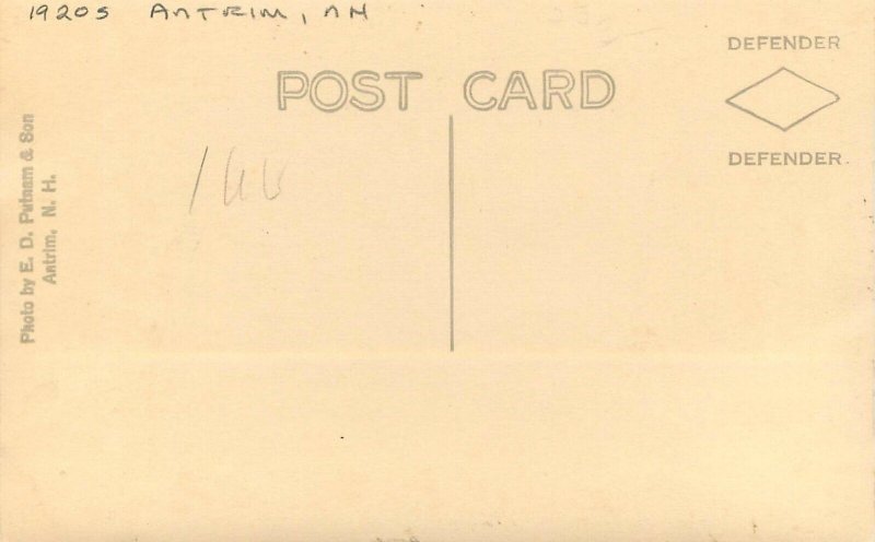 Postcard New Hampshire 1920s RPPC Red Hill Deephaven Camp 23+2026 