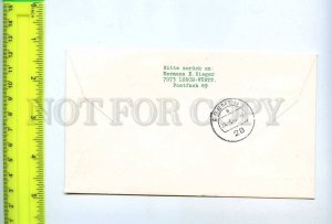 254846 GERMANY LUFTHANSA HAMBURG Bremen First flight 1961 special postmark