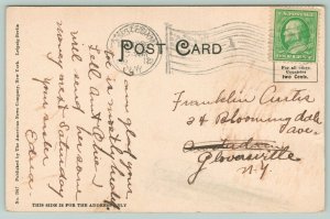 Amsterdam New York~Guy Park Historic Residence~Bad-mitten Net~c1910 Postcard