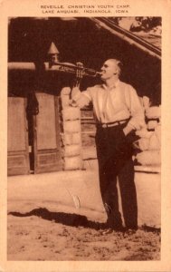 Iowa Indianola Lake Ahquabi Christian Youh Camp Bugle Player Reveille