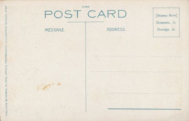 Firehole Cascade at Yellowstone National Park WY, Wyoming - WB