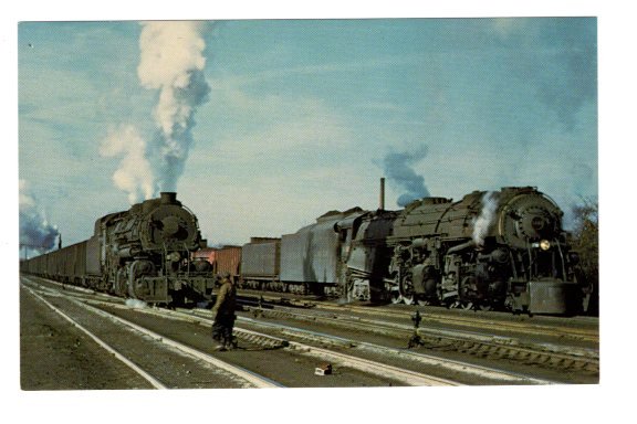 Railway Train, Norfolk & Western, Norfolk, Virginia 1956