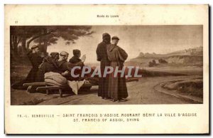 Postcard Old Benouville Saint Francois D & # 39Assise Dying Benit The City & ...
