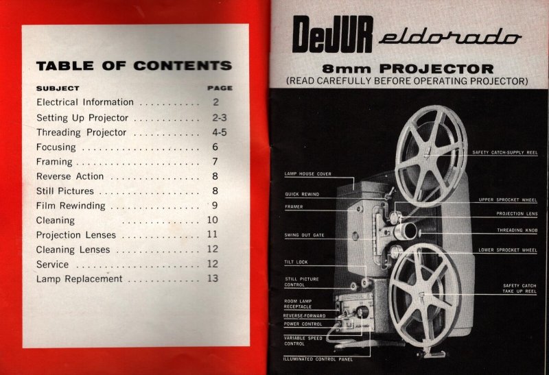 1957  Dejur  Eldorado Projector    5 x 4
