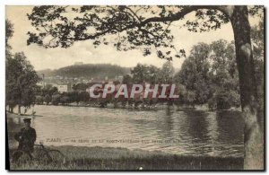 Old Postcard Paris Seine And Le Mont Valerien View Child Boulogne wood taken ...