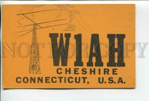 462919 USSR USA Connecticut Cheshire radio QSL card