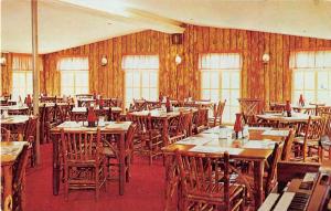 Hardy Arkansas dining room Sitting Bull Restaurant vintage pc Z20609
