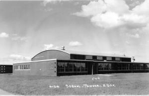 Towner North Dakota~High School Building~Memorial Auditorium~1950s RPPC