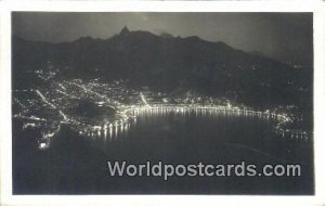 Real Photo Praia de Botafogo a noite Rio De Janeiro Brazil Unused 