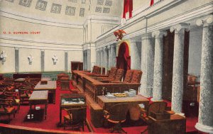 U.S. Supreme Court, The Capitol, Washington, D.C., Early Postcard, Unused