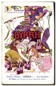 Postcard Old Advertisement Byrrh Tonique Quinquina hygienic Illustrator TOP