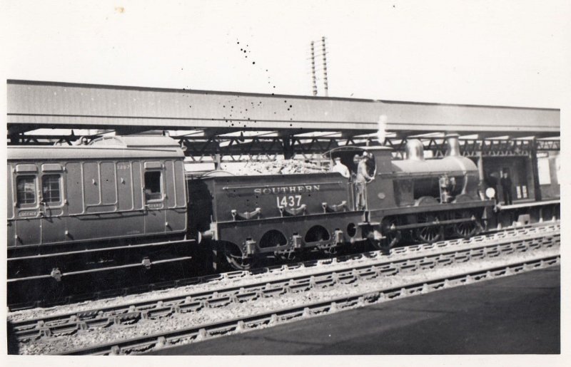 Southern Railway No 437 Class 01 0-6-0 Train Vintage Photo