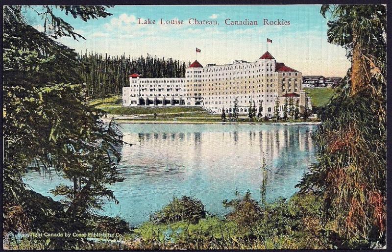 Lake Louise Chateau Alberta Canada unused c1930's