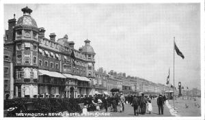 uk39458 royal hotel and esplanade weymouth real photo uk lot 22 uk