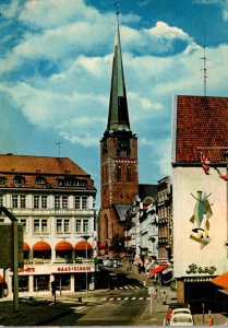 Germany Luebeck Breite Strasse mit St Jakobi 1968