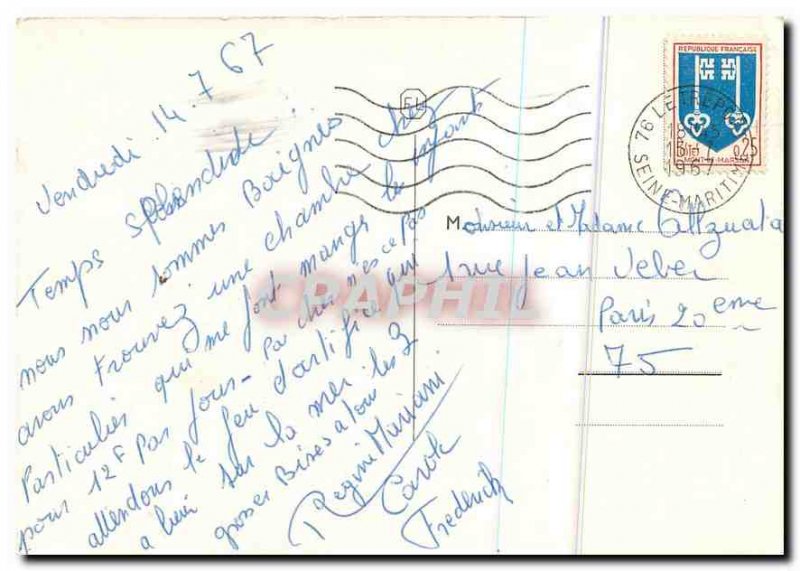 Postcard Modern Treport