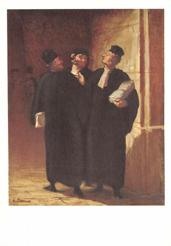 Three Lawyers - Daumier