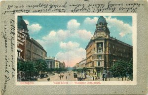 Budapest Hungary Waitzner Boulevard 1913