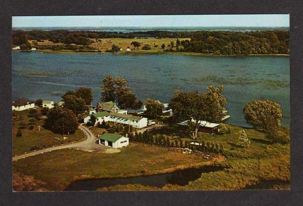 ON Caiger's Motel Lodge ROCKPORT ONTARIO Postcard