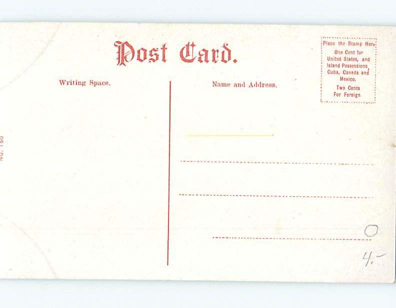 Divided-back BUILDING SCENE New York City NY AE8840