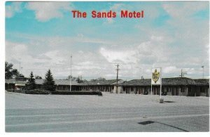 The Sands Motel, Cheyenne, Wyoming, Vintage 1971 Chrome Postcard