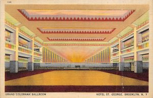 Grand Colorama Ballroom Hotel St. George Brooklyn, New York USA Unused 