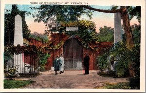 USA Tomb Of Washington Mount Vernon Virginia Vintage Postcard 09.92