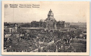 Postcard - Palace of Justice, Panorama - Brussels, Belgium