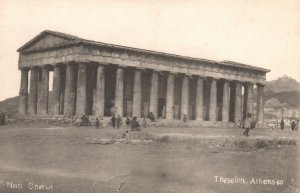 Vintage Postcard 1910's Theseion Temple of Hephaestus Agora Athens Greece