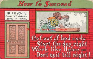 313805-Black Americana, Holzman, How to Succeed, Helen Jones Washing Clothes