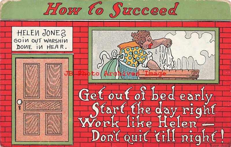 313805-Black Americana, Holzman, How to Succeed, Helen Jones Washing Clothes