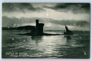 Douglas Bay Isle of Man England Postcard Castle of Refuge c1910 Tuck Art
