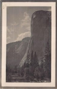 RPPC EL CAPITAN YOSEMITE CALIFORNIA PILLSBURY REAL PHOTO POSTCARD (1930s)