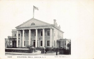 Postcard Colonial Hall in Jamaica, Long Island, New York~128295