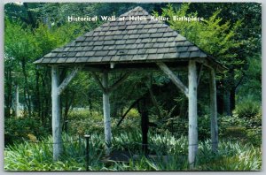 Vtg Tuscumbia Alabama AL Historic Well Hellen Keller Birthplace Postcard