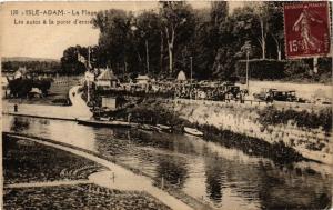 CPA L'ISLE-ADAM - La Plage - Les autos a la porte d'entrée (380833)