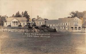 Van Hornesville New York Central School Real Photo Vintage Postcard JE229860