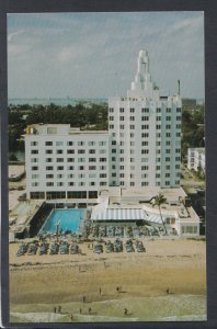 America Postcard - Versailles Hotel, Oceanfront, Miami Beach, Florida   T10139