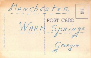 Linen Era,Large Letter, Miami, FL, Message, Old Postcard 
